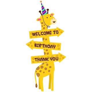 Chibi Sinh Nhật - Cây Welcome Trang Trí sinh nhật cho Bé