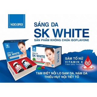 Viên uống sáng da SK white ( kèm quà tặng)