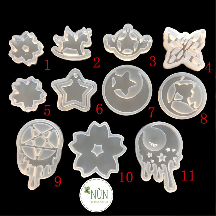 Khuôn Silicone Trăng Sao Sailor Moon Làm Phụ Kiện, Handmade, Trang Sức