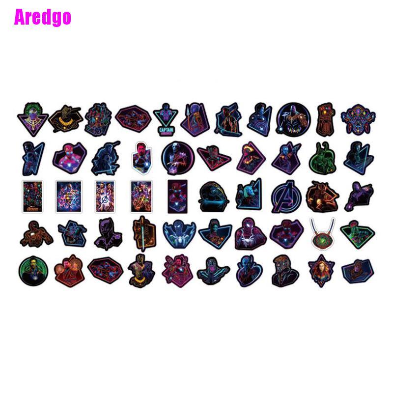 MARVEL Set 100 Miếng Dán Tường Trang Trí Hình Siêu Anh Hùng