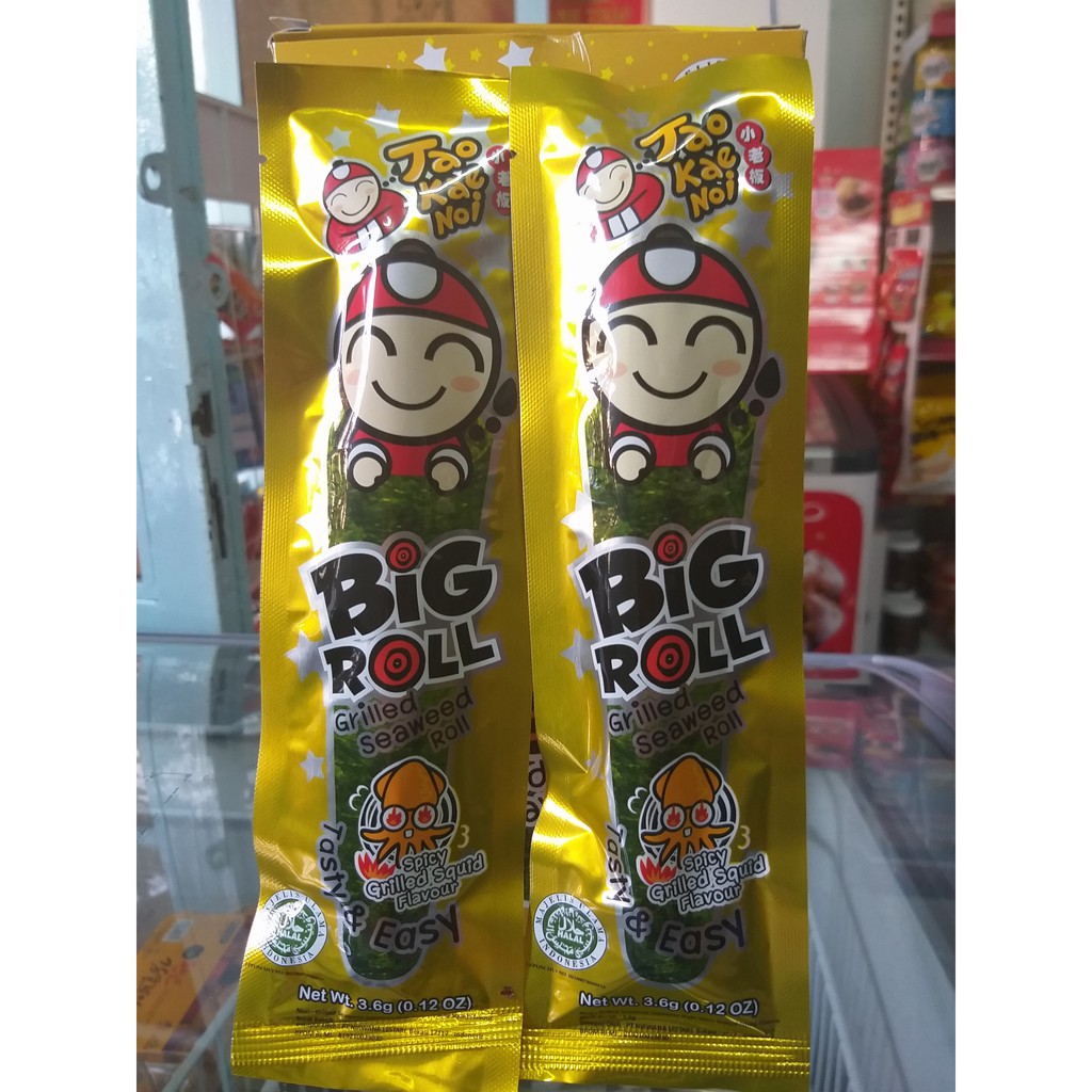 Snack rong biển cuộn Big Roll Thái Lan