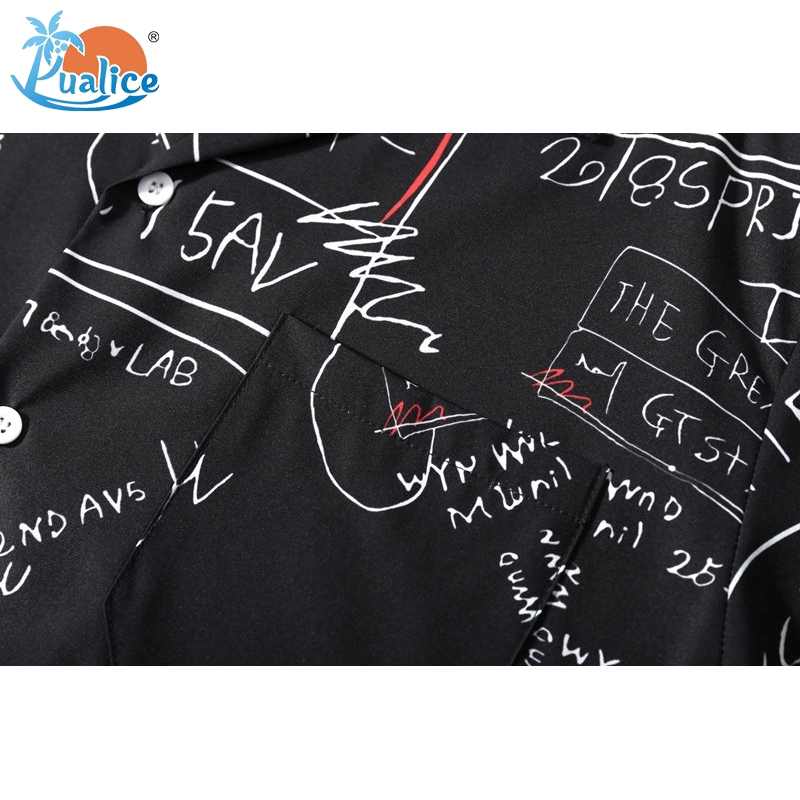 New European and American digital printing shirt men's and women's summer beach loose Hawaiian Shirt | BigBuy360 - bigbuy360.vn