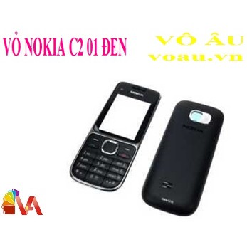 VỎ NOKIA C2 01 MÀU ĐEN ZIN