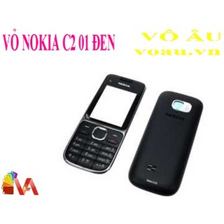 Vỏ nokia c2 01 màu đen zin
