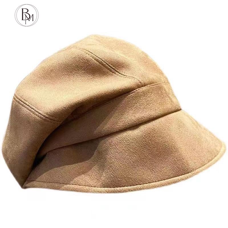Mũ beret BANMA da lộn thời trang cá tính cho nam và nữ