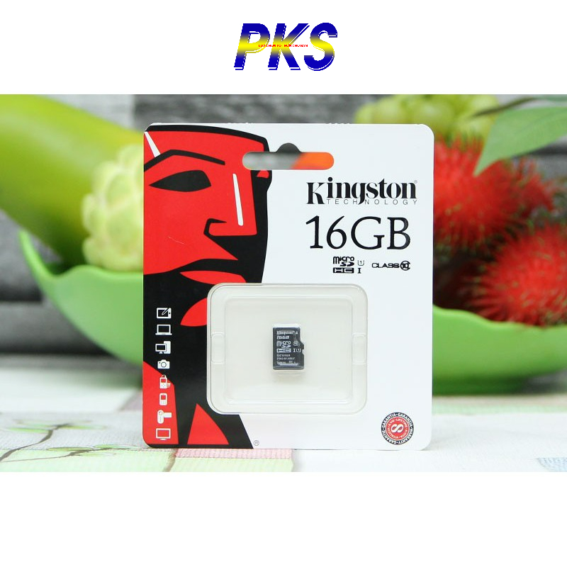 Thẻ Nhớ Micro SD Kingston 16G Chính Hãng Bảo Hành 5 Năm