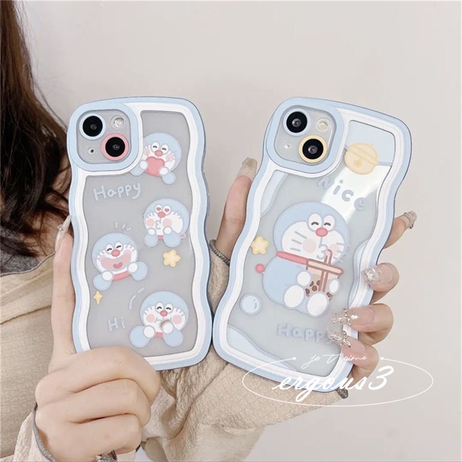 Ốp Điện Thoại Mềm Họa Tiết Doraemon Đáng Yêu Cho iPhone 14 13 12 11 Pro Max SE2020 X XR Xs Max 7 8 Plus