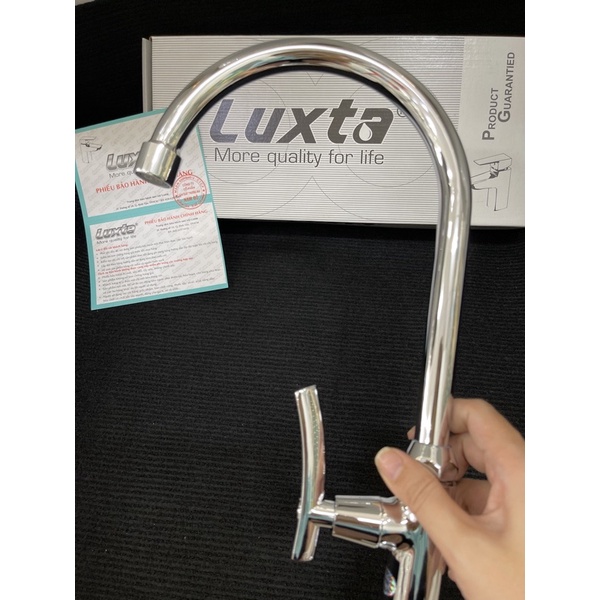 Vòi rửa chén bát lạnh cao cấp Luxta L3118k chính hãng