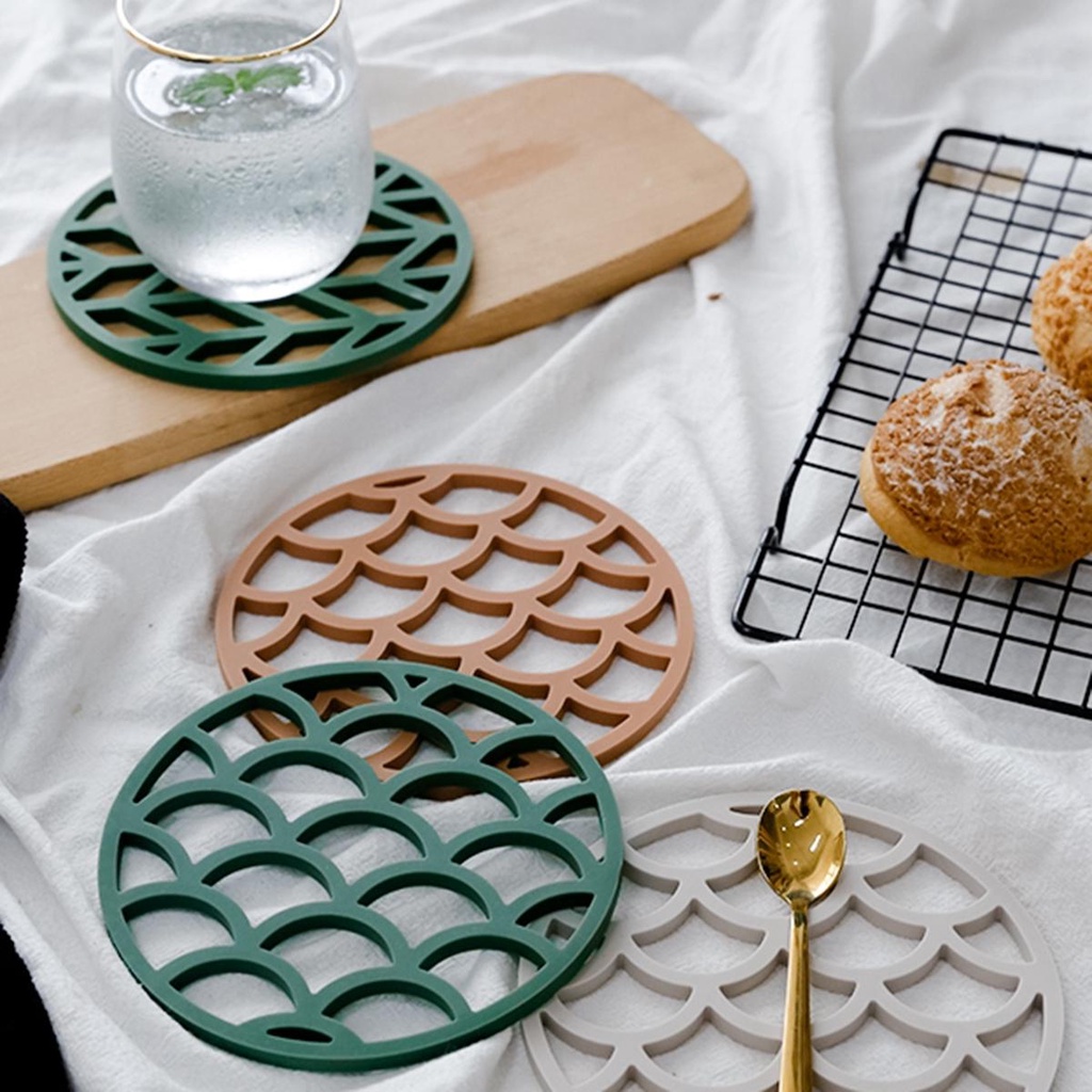 Tấm Lót Nồi Bằng Silicone Cách Nhiệt Tiện Dụng