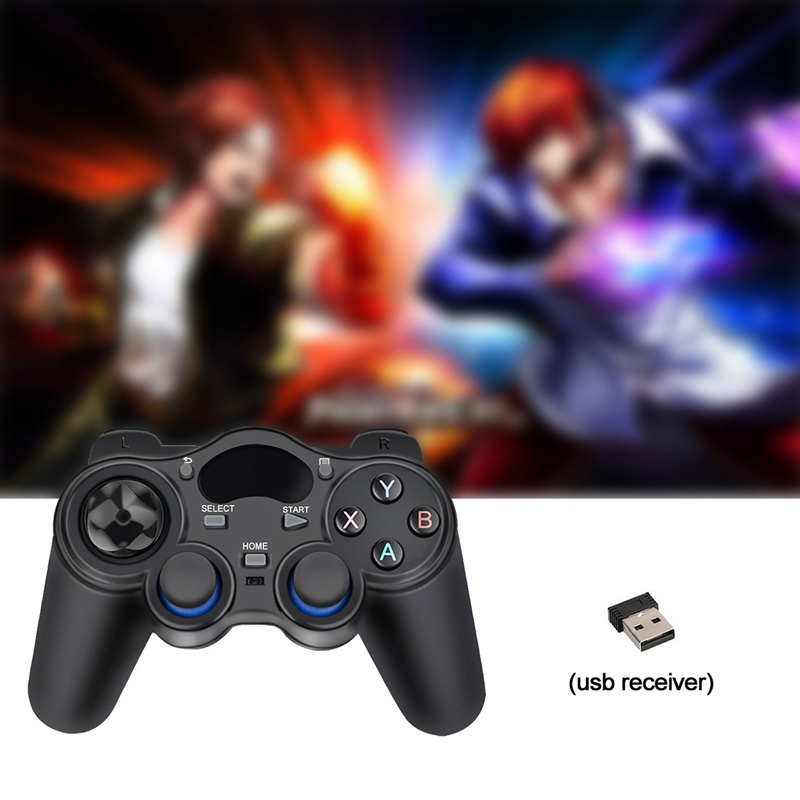 Tay Cầm Chơi Game Không Dây 2.4g Cho Ps3 Android Tv Box Raspberry Pi 4 Retropie Retrofla