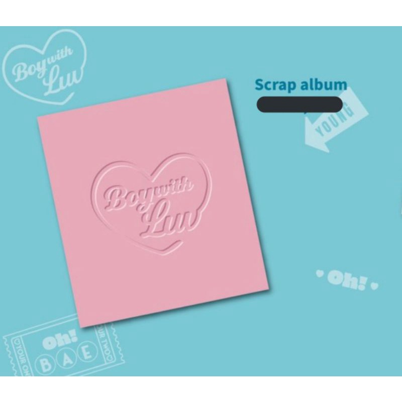BTS POP UP: SCRAP ALBUM BOY with LUV | Binder đựng card album BTS (offcial)