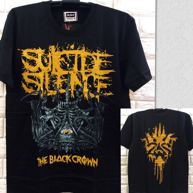 Áo Rock band: áo phông Suicide Silence ROX SP178 100% cottong Thái Lan nam nữ đều mặc được