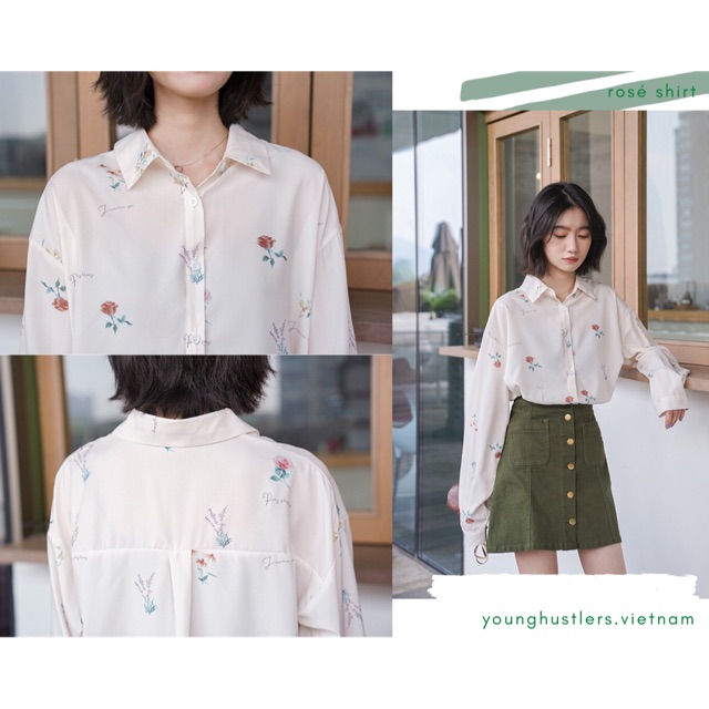 Áo sơ mi hoa hồng Rose Shirt