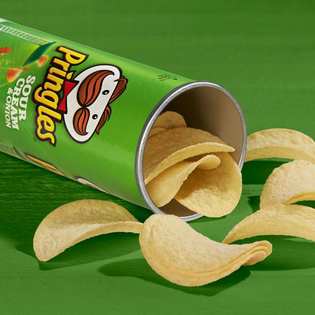 Khoai tây ống các loại Pringles, Slide