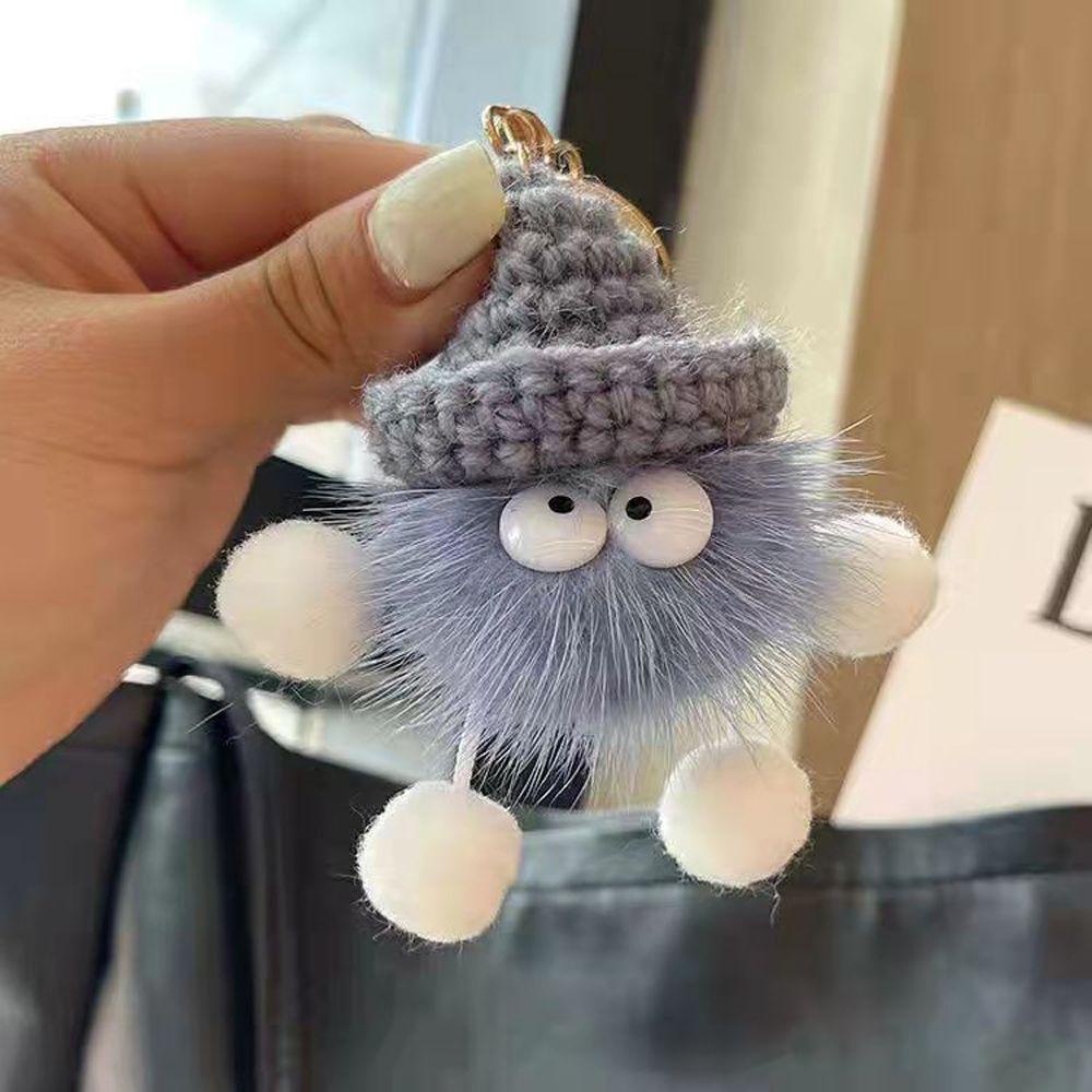 Darnell Móc Khóa Dây Lông Chồn Nhỏ Xinh Đáng Yêu Trang Trí Ba Lô / Túi Xách / Móc Khóa Làm Quà Tặng Cho Bé
