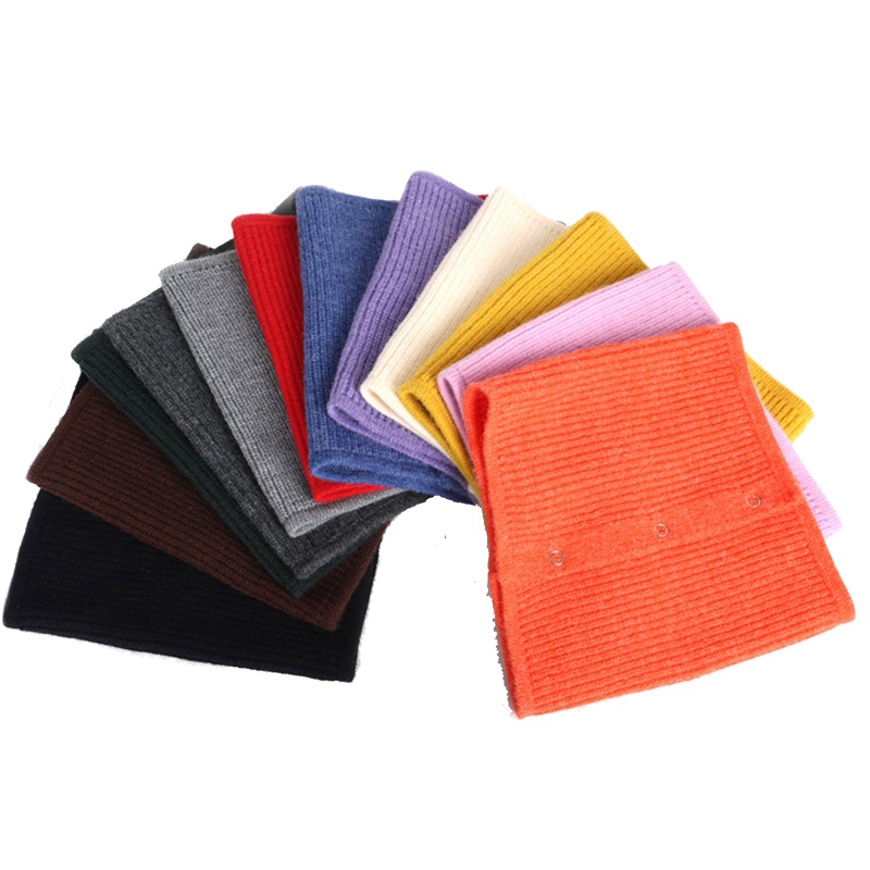 Khăn Choàng Cổ Chất Liệu Len Cashmere Dày Dặn Co Giãn Chống Gió Thời Trang Mùa Đông Cho Nữ