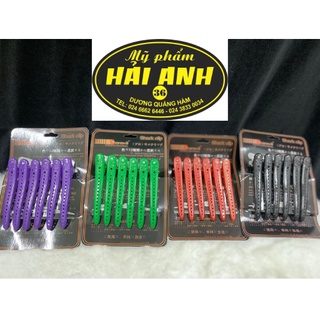 Kẹp Vịt Charmvit Shark Clip . Kẹp Vịt vỉ 6 chiếc
