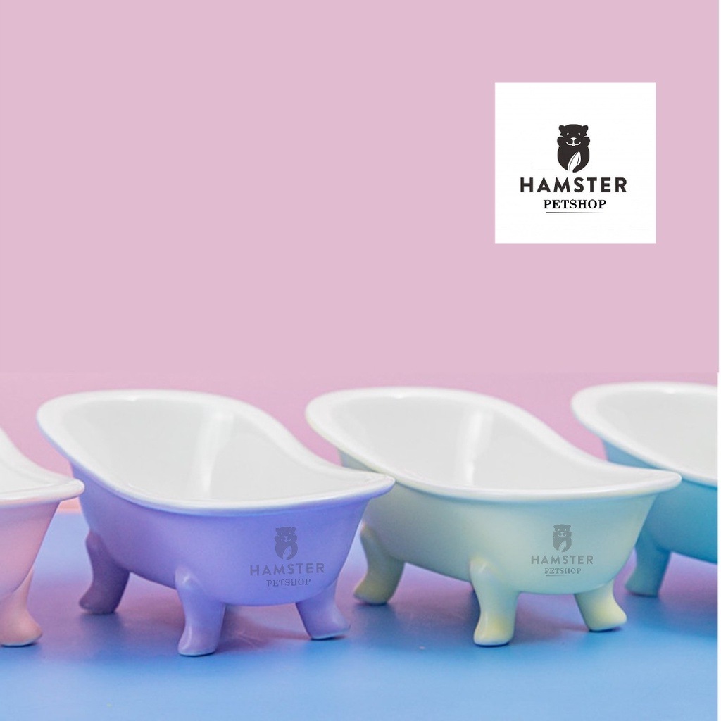 Bồn tắm sứ cao cho Hamster