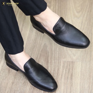 Giày lười nam chất liệu da bò đế cao su mã sản phẩm G44-1