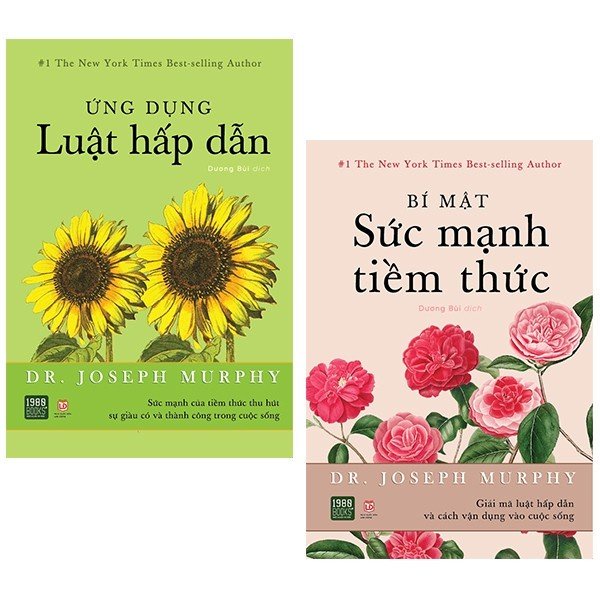 Sách - Combo 2 cuốn Bí Mật Sức Mạnh Tiềm Thức + Ứng dụng luật hấp dẫn - 1980books