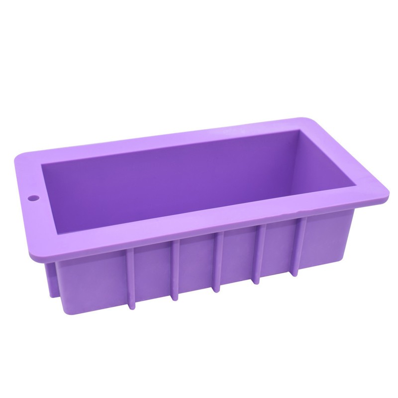 Khuôn Silicone Làm Xà Phòng Thủ Công Hình Chữ Nhật