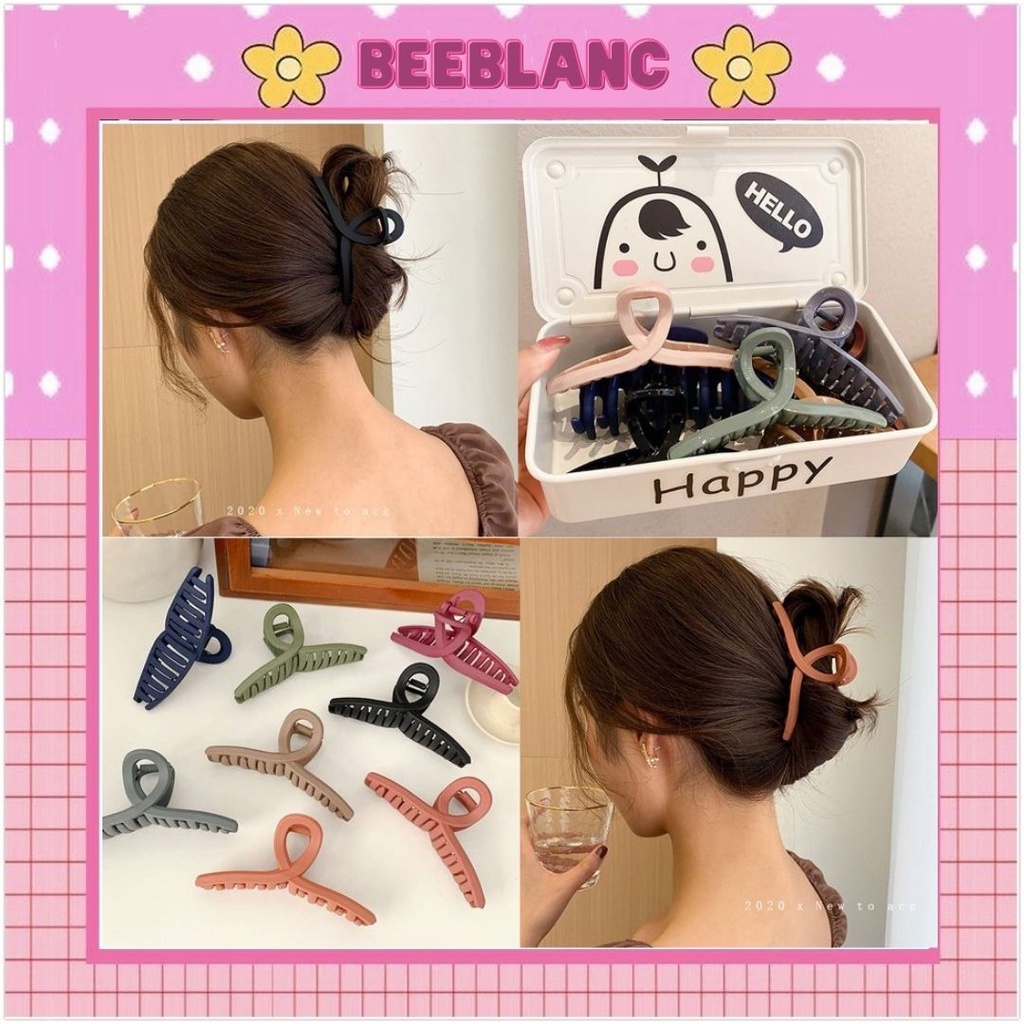 [Mã FAMARAL1 giảm 10K đơn 50K]Kẹp tóc Hàn Quốc Beeblanc kẹp càng cua thanh lịch thời trang cho nữ