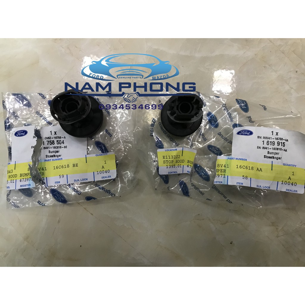 Cao su đỡ capo Ecosports 14-20 - 8V4116C618AA / 8V4116C618BE