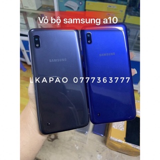 Vỏ bộ full Samsung A10 (gồm: lưng, xương, phím hông, vành kính camera) nhiều màu new zin