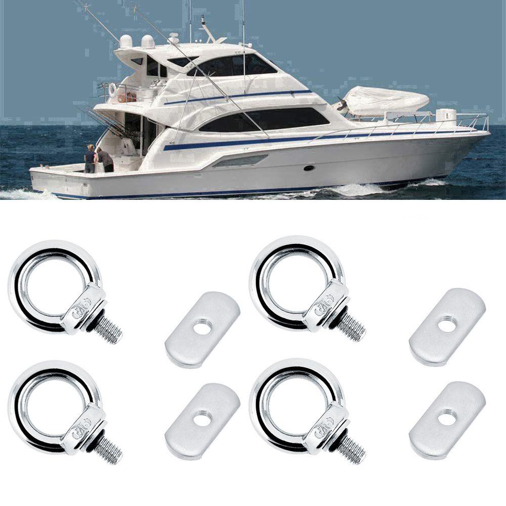 Set 4 Vòng Trượt + 4 Vòng Đệm Chuyên Dụng Cho Thuyền Kayak