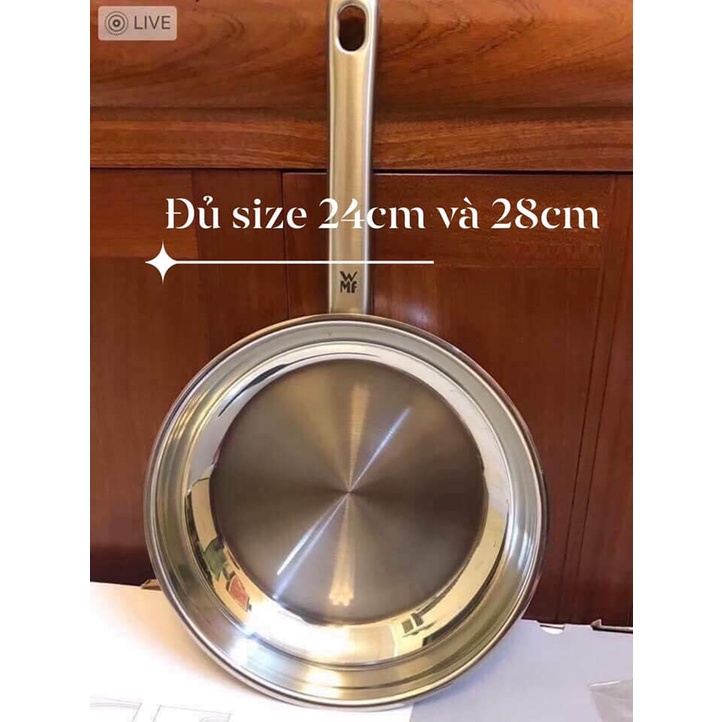 Chảo thép WMF PROFI Pfanne Frying Pan 28cm lòng phẳng