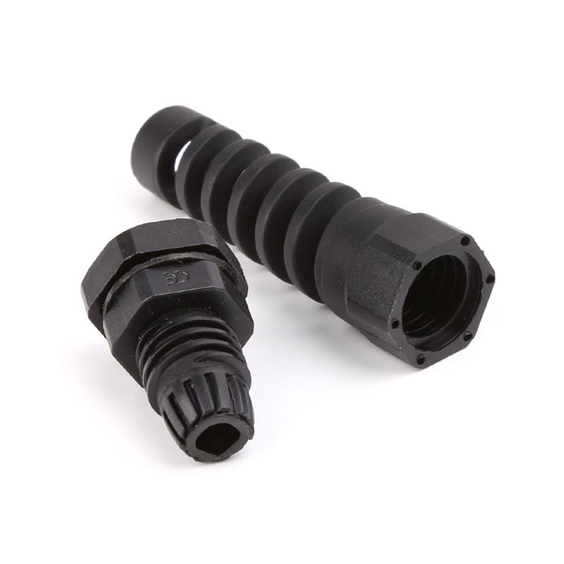 Bộ 10 Đầu Nối Dây Cáp Xoắn Ốc M12 PG7 Chống Nước Giảm Căng Thẳng