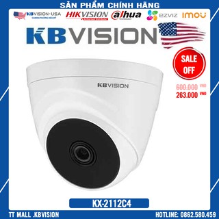 {Giá HỦY DIỆT} Camera KBVISION KX-2112C4 2.0 Megapixel Panasonic Chipset