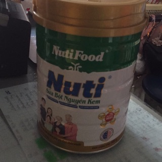 Sữa Nuti Nguyên Kem 900g mẫu mới date mới