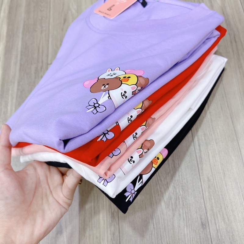 Áo Thun Line Friends Unisex Đủ Size M L XL XXL