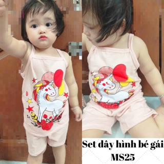Set bộ 2 dây bé gái MS18