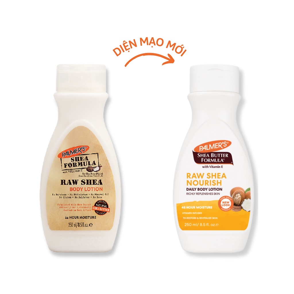 Sữa dưỡng thể giữ ẩm Bơ hạt mỡ Palmer's Shea Formula 50ml - 250ml