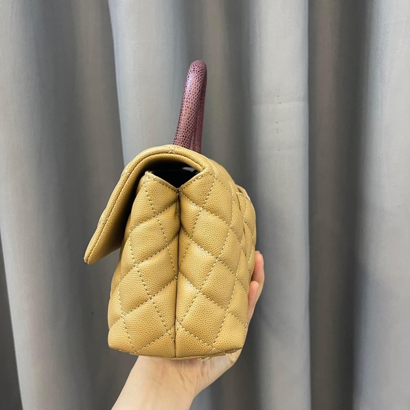 Tuid quai xách màu nude