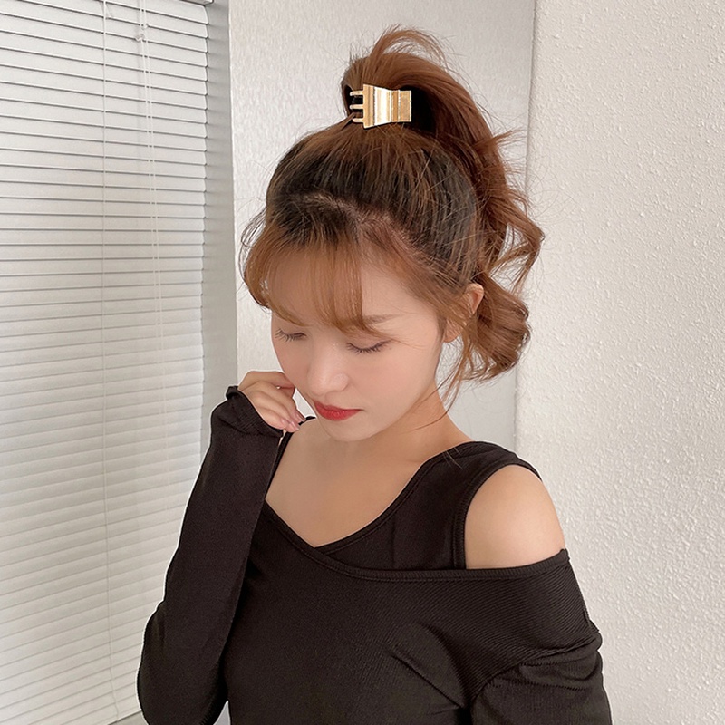 Kẹp Tóc Hợp Kim Thời Trang Phong Cách Hàn Quốc 2021 Mới