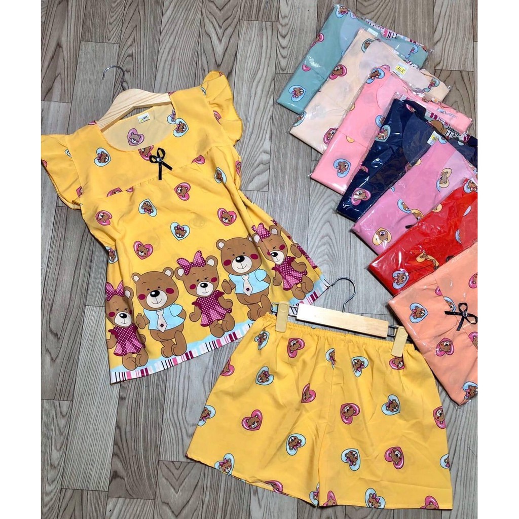 (Cherryy's Shop) Đồ bộ lụa hàn-  Đùi Form Dưới 50 kg