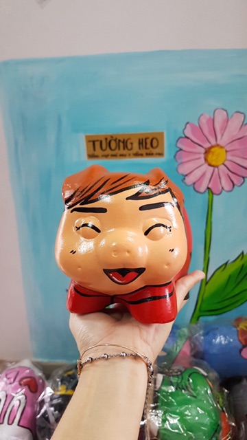 Heo đất handmade - áo dài Việt Nam