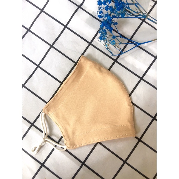 KHẨU TRANG  ĐEN   DÙNG CẢ 2 MẶT COTTON 100% CÓ NÚT ĐIỀU CHỈNH KÍCH CO | BigBuy360 - bigbuy360.vn