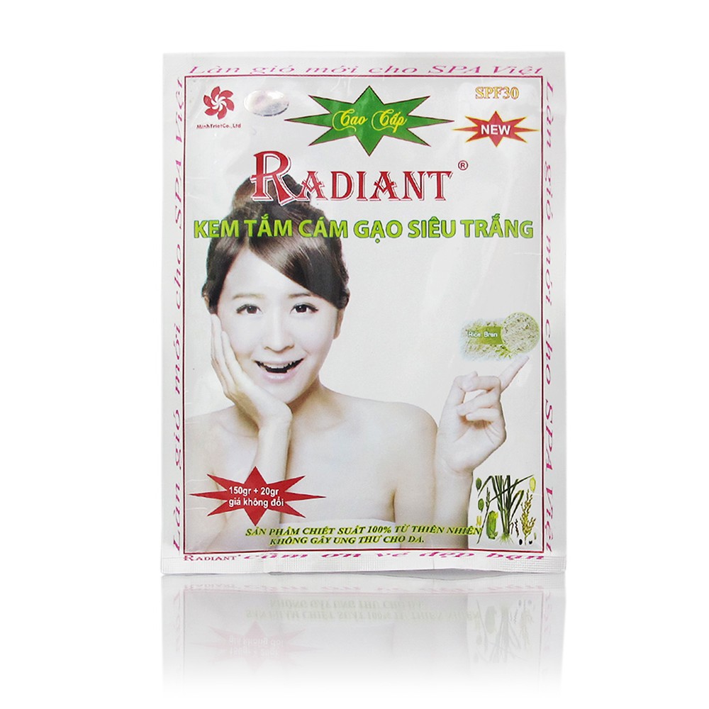 Kem tắm trắng cao cấp Radiant Cám gạo