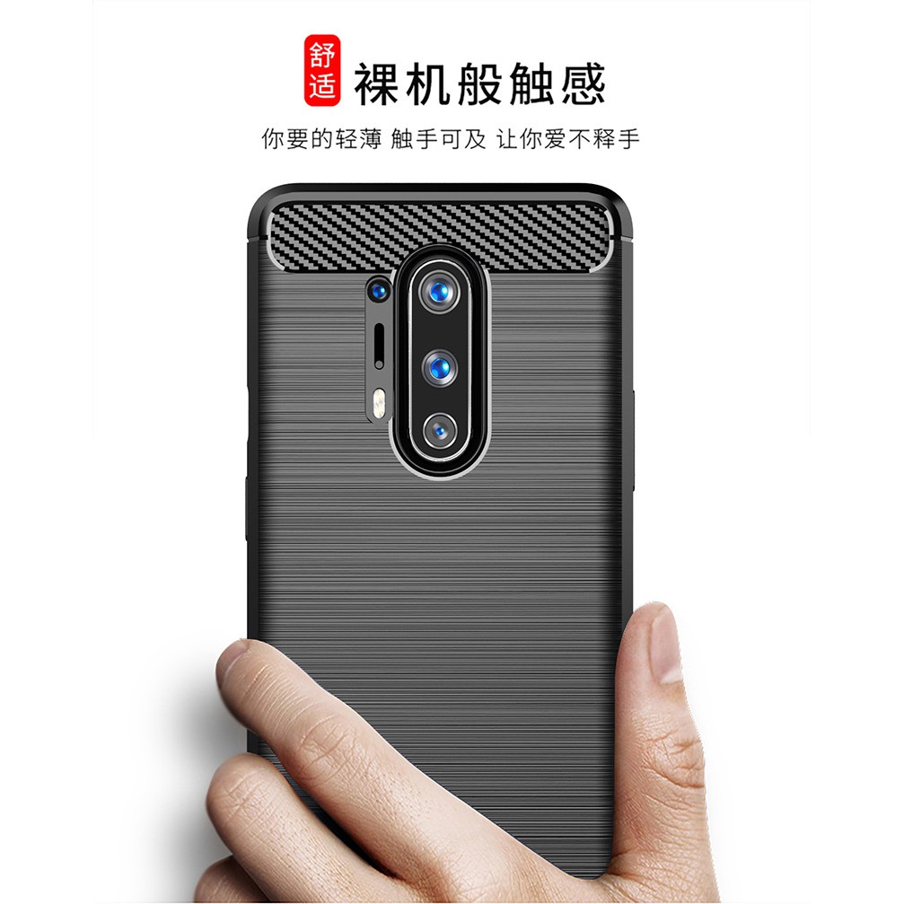 Ốp Điện Thoại Cho OnePlus 8 8T 9 9R Pro Vỏ OnePlus8 OnePlus8T OnePlus9 OnePlus9R Pro Sợi Carbon Sili