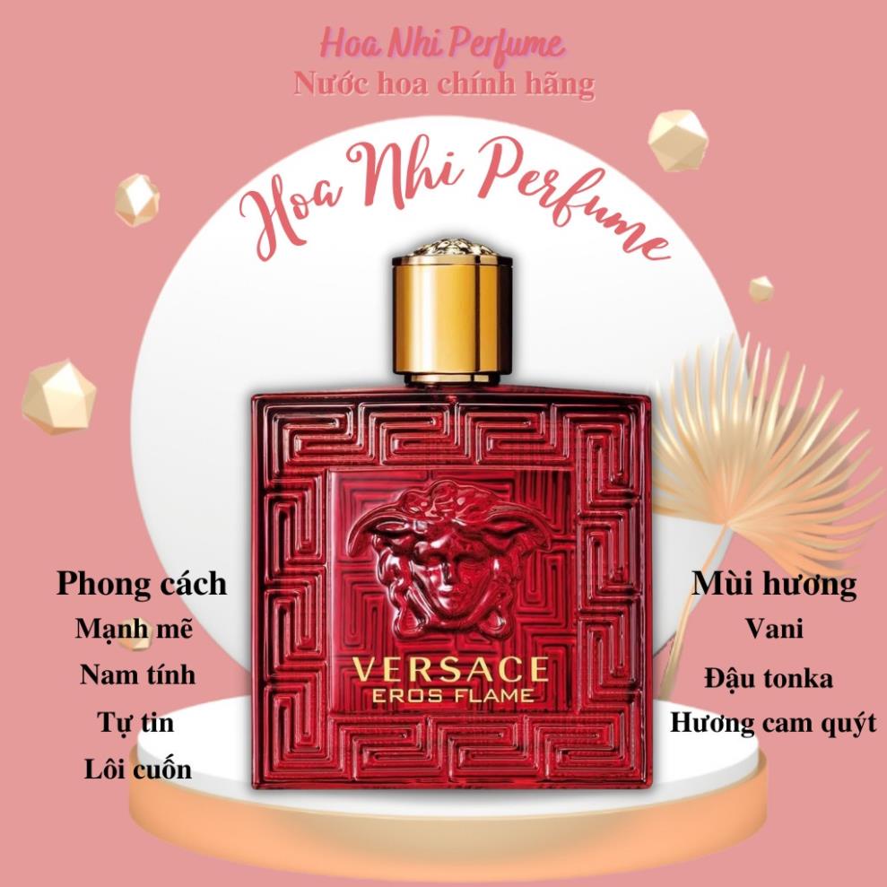 10ml Ver.sace Eros Flame đỏ - Nước hoa nam .
