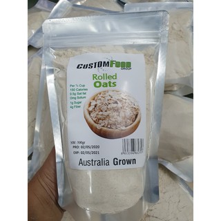 500g bột yến mạch custom úc