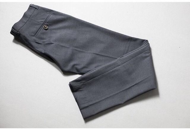 Quần Âu Nam Xám Đậm Quần tây nam dáng côn hàn quốc cực chất | BigBuy360 - bigbuy360.vn