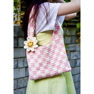 Túi Đeo Patchwork Crochet Mini Bag.