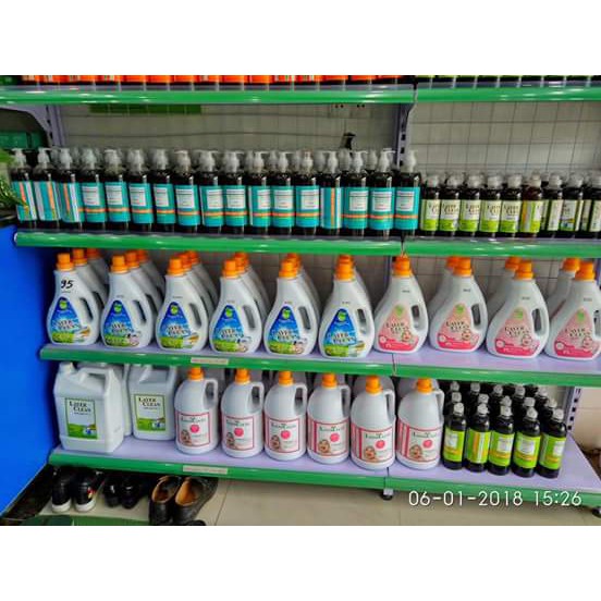 Combo 3 chai nước rửa chén hữu cơ Layer Clean 800ml