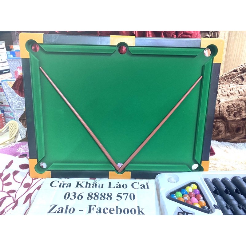 Bàn Bi-A cho bé -bàn bi a mini. lót nỉ cao cấp- kích thướccm
