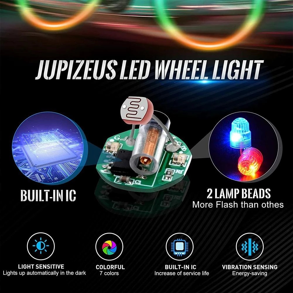 Đèn LED Neon Chống Thấm Nước Thông Dụng Gắn Trang Trí Bánh Xe Đạp / Xe Máy